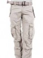 Pantalon Color hueso 